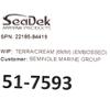 Sailfish Boat Non-Skid Footrest Pad 51-7593 | 325 Dual Console view 4