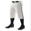 Alleson Athletic Boys' Crush Knicker Braided Baseball Pant, White/Royal, L