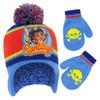 Nickelodeon boys Nickelodeon Toddler Winter and Mitten, Santiago Kids With Sherpa Lining Set Beanie Hat, Multi Color, Age 2-4 US view 1