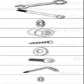 Trampoline Hardware Kit for The 15' Sportspower Flex Trampoline and Enclosure-OEM Equipment