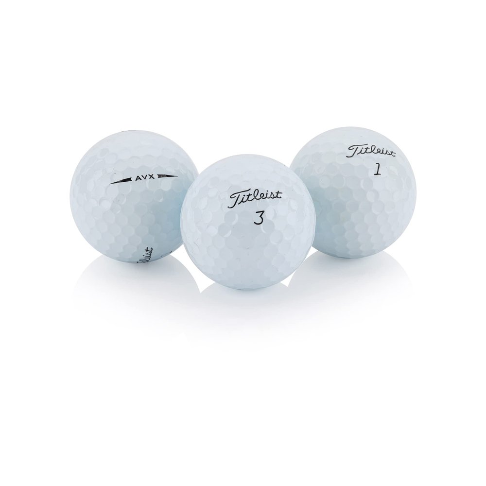 GOLF BALL COUNTRY Used Golf Balls for Titleist AVX | Bulk Cheap 5A Quality - Good Condition | Golf Gifts for Men | 24 Count