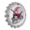 The Fan-Brand NCAA Ohio State Buckeyes: Helmet - Bottle Cap Wall Clock - Sports Team Bar Sign Dcor - Home, Dorm, Garage, Office, Fan Cave view 2