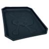 USATAC EDC Skull & Crossbones KYDEX Dump Tray/Valet Tray/Organizer & Catch-All for Everyday Carry: Keys-Pocket Change-Jewelry-Watch-Phone, BLACK view 2