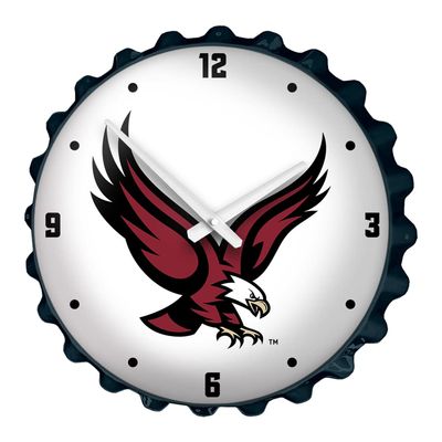 The Fan-Brand NCAA Boston College Eagles: Eagle - Bottle Cap Wall Clock - Sports Team Bar Sign Dcor - Home, Dorm, Garage, Office, Fan Cave