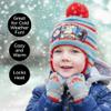 DC Comics Boys Toddler Winter Hat And Mitten With Sherpa Lining, Super-Pets Beanie For Ages 2-4 view 2