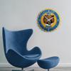 The Fan-Brand NCAA UCLA Bruins: Mascot - Bottle Cap Wall Clock - Sports Team Bar Sign Dcor - Home, Dorm, Garage, Office, Fan Cave view 3