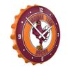 The Fan-Brand NCAA Virginia Tech Hokies: Mascot - Bottle Cap Wall Clock - Sports Team Bar Sign Dcor - Home, Dorm, Garage, Office, Fan Cave view 2