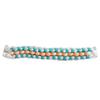 Professional's Choice Cowboy Braided Halter (Woven Color, White/Teal) view 1