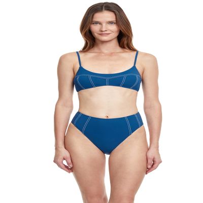 Gottex Women's Standard Splendid Bikini Top, Denim, 40