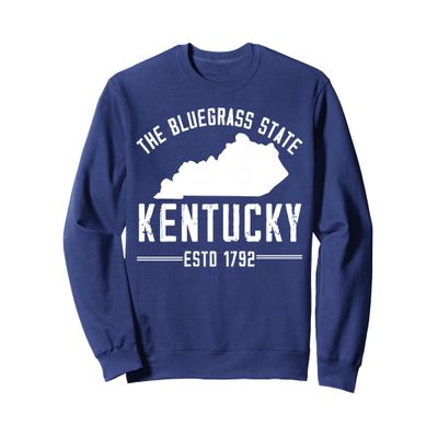 Cool Kentucky Football Basketball Bluegrass Blue Sweatshirt