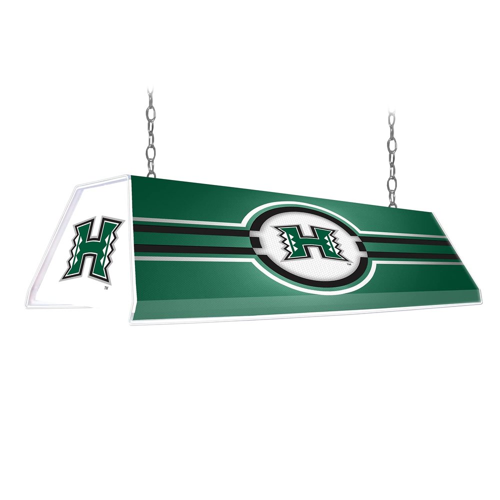 The Fan-Brand NCAA - Hawaii Warriors, Edge Glow Pool Table Light - Sports Team Bar Sign Dcor - Home, Dorm, Garage, Office, Fan Cave, Garage