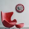The Fan-Brand NCAA Alabama Crimson Tide: Al Logo - Bottle Cap Wall Clock - Sports Team Bar Sign Dcor - Home, Dorm, Garage, Office, Fan Cave view 3