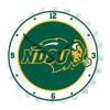 The Fan-Brand NCAA North Dakota State Bison - Bottle Cap Wall Clock - Sports Team Bar Sign Dcor - Home, Dorm, Garage, Office, Fan Cave view 1