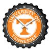 The Fan-Brand NCAA Tennessee Volunteers - Bottle Cap Wall Clock - Sports Team Bar Sign Dcor - Home, Dorm, Garage, Office, Fan Cave view 1