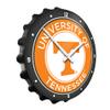 The Fan-Brand NCAA Tennessee Volunteers - Bottle Cap Wall Clock - Sports Team Bar Sign Dcor - Home, Dorm, Garage, Office, Fan Cave view 2