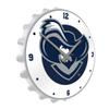 The Fan-Brand NCAA Xavier Musketeers: Musketeer - Bottle Cap Wall Clock - Sports Team Bar Sign Dcor - Home, Dorm, Garage, Office, Fan Cave view 2