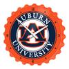 The Fan-Brand NCAA Auburn Tigers - Bottle Cap Wall Clock - Sports Team Bar Sign Dcor - Home, Dorm, Garage, Office, Fan Cave view 1