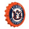 The Fan-Brand NCAA Auburn Tigers - Bottle Cap Wall Clock - Sports Team Bar Sign Dcor - Home, Dorm, Garage, Office, Fan Cave view 2