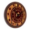 The Fan-Brand NHL Dallas Stars: Branded Faux Barrel Top Wall Clock - Sports Team Bar Sign Dcor - Home Man Cave, Party Decoration - Made On Demand view 2