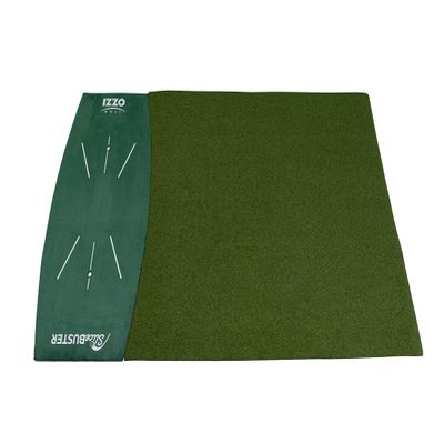 IZZO Golf Slice Buster 3ft x 5ft Golf Hitting Mat - Large Golf Hitting mat to Help Train Yourself not to Slice The Golf Ball
