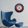 The Fan-Brand NCAA Virginia Cavaliers - Bottle Cap Wall Clock - Sports Team Bar Sign Dcor - Home, Dorm, Garage, Office, Fan Cave view 3