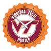The Fan-Brand NCAA Virginia Tech Hokies - Bottle Cap Wall Clock - Sports Team Bar Sign Dcor - Home, Dorm, Garage, Office, Fan Cave view 1