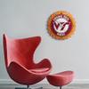 The Fan-Brand NCAA Virginia Tech Hokies - Bottle Cap Wall Clock - Sports Team Bar Sign Dcor - Home, Dorm, Garage, Office, Fan Cave view 3