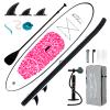 FEATH-R-LITE Inflatable Stand Up Paddle Board 10'x30''x6'' Ultra-Light (16.7lbs) SUP with Paddleboard Accessories,Three Fins,Adjustable Paddle, Pump,Backpack, Leash view 1