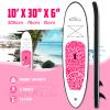 FEATH-R-LITE Inflatable Stand Up Paddle Board 10'x30''x6'' Ultra-Light (16.7lbs) SUP with Paddleboard Accessories,Three Fins,Adjustable Paddle, Pump,Backpack, Leash view 2
