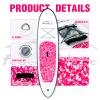 FEATH-R-LITE Inflatable Stand Up Paddle Board 10'x30''x6'' Ultra-Light (16.7lbs) SUP with Paddleboard Accessories,Three Fins,Adjustable Paddle, Pump,Backpack, Leash view 4
