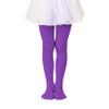 Zando Purple Tights for Girls Toddler 2T-3T - Ultra Soft Dark Purple Tights Girls Elastic Ballet Footed Halloween Tight Girl for Daily School Christmas 1-3 Years view 1