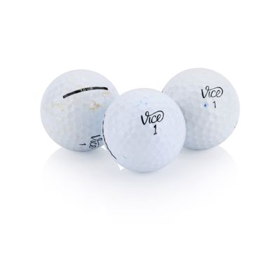Used Golf Balls for Vice Mix (Pro Plus, Pro, Pro Soft, Tour, Pro Zero) - Near Mint Condition (4A) (48)