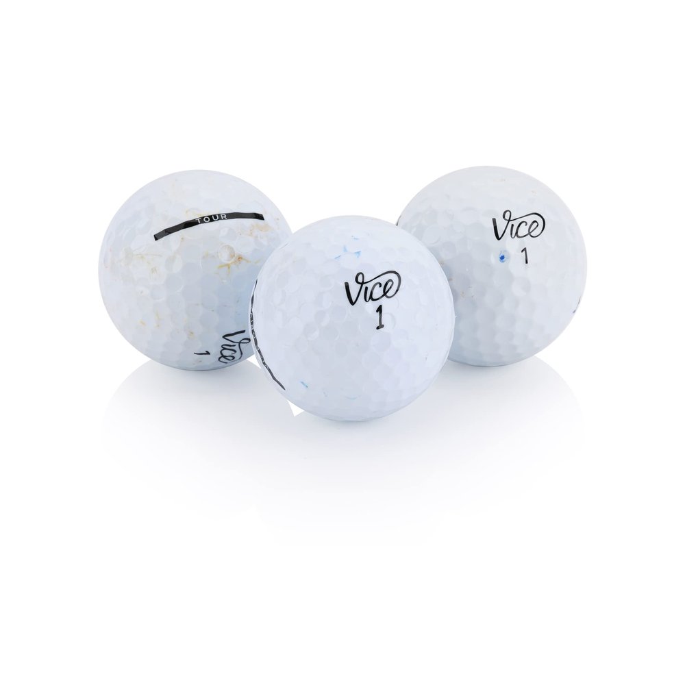 Used Golf Balls for Vice Mix (Pro Plus, Pro, Pro Soft, Tour, Pro Zero) - Near Mint Condition (4A) (48)