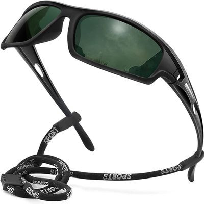 AWGSEE Polarized Sports Sunglasses for Men 100% UV Protection Wrap Around Unbreakable Sun Glasses for Fishing Driving