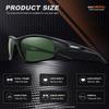 AWGSEE Polarized Sports Sunglasses for Men 100% UV Protection Wrap Around Unbreakable Sun Glasses for Fishing Driving view 4