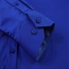 Alex Vando Mens Rayon Dress Shirts Wrinkle Free Regular Fit Stretch Button Down Shirt,Royal,XL view 4
