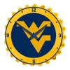 The Fan-Brand NCAA West Virginia Mountaineers: WV - Bottle Cap Wall Clock - Sports Team Bar Sign Dcor - Home, Dorm, Garage, Office, Fan Cave view 1