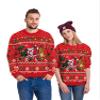 Colorful House Unisex's Ugly Christmas Jumper Sweater Printed Pullover, 3D Digital Print Sweatshirt(X-Large, Funny Christmas 03) view 2