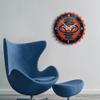 The Fan-Brand NCAA Auburn Tigers: Tiger Eyes -Bottle Cap Wall Clock - Bottle Cap Wall Clock - Sports Team Bar Sign Dcor - Home, Dorm, Garage, Office, Fan Cave view 3