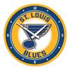 The Fan-Brand NHL St. Louis Blues: Modern Disc Wall Clock - Sports Team Bar Sign Dcor - Home Man Cave, Party Decoration - Made On Demand view 1