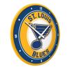 The Fan-Brand NHL St. Louis Blues: Modern Disc Wall Clock - Sports Team Bar Sign Dcor - Home Man Cave, Party Decoration - Made On Demand view 2