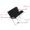 Yufenj Folding Match Stove, Outdoor Camping Stove, Light and Portable, with Grill, Suitable for Tent, Shelter, Outdoor Portable Stove for Camping Heating and BBQ view 4
