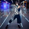 Buyoem Iguro Cosplay Costume Kimono Robe Uniform Outfit Halloween Full Set with Wig (Obanai Iguro, 120) view 3