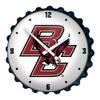 The Fan-Brand NCAA Boston College Eagles: BC - Bottle Cap Wall Clock - Sports Team Bar Sign Dcor - Home, Dorm, Garage, Office, Fan Cave view 1