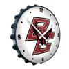 The Fan-Brand NCAA Boston College Eagles: BC - Bottle Cap Wall Clock - Sports Team Bar Sign Dcor - Home, Dorm, Garage, Office, Fan Cave view 2