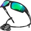 AWGSEE Polarized Sports Sunglasses for Men 100% UV Protection Wrap Around Unbreakable Sun Glasses for Fishing Driving view 1