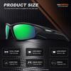 AWGSEE Polarized Sports Sunglasses for Men 100% UV Protection Wrap Around Unbreakable Sun Glasses for Fishing Driving view 4