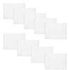 KINGTOP Golf Flag 20x14 Inch - Plain White, 420D Nylon, Tube Inserted - Standard Putting Green Flags for Backyard Practice, Golf Courses, Country Club, 9-Pack view 1