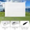 KINGTOP Golf Flag 20x14 Inch - Plain White, 420D Nylon, Tube Inserted - Standard Putting Green Flags for Backyard Practice, Golf Courses, Country Club, 9-Pack view 3