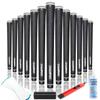 CHAMPKEY Y-LITE Golf Grips 13 Pack with All Repair Kits | All Weather Performance Golf Club Grips | High Traction Golf Rubber Grip with Texture Control TechnologyBlack, Standard view 1